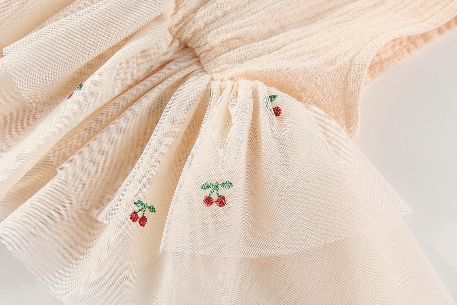 Little Cherries, Sienna tutu romper: 0-3M, 3-6M only left