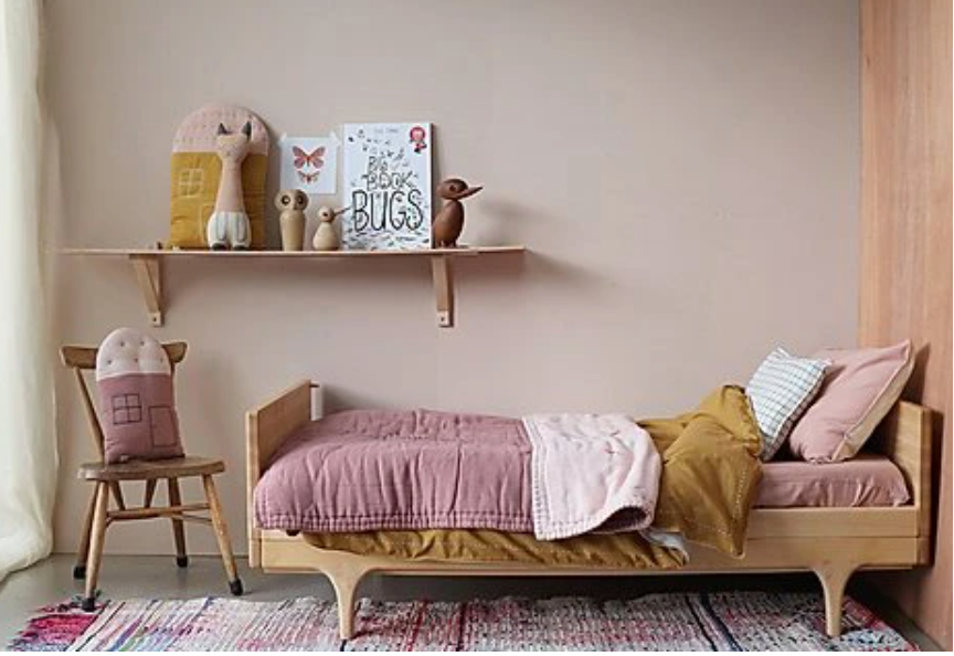 Soft Cotton Fitted Sheet - cot or single bed size, pink colour only left