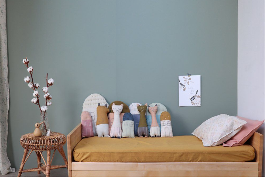 Soft Cotton Fitted Sheet - cot or single bed size, pink colour only left